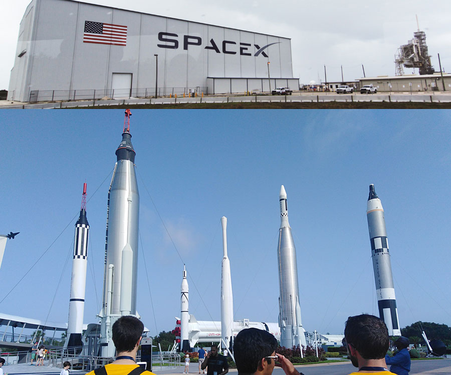 JPA student Savong ’18 attends SpaceX Building and Launch Pad, The Rocket Garden at the Kennedy Space Center, Cape Canaveral. Jay Pritzker Academy, Siem Reap, Cambodia. Jay-Pritzker-Academy-Siem-Reap-Cambodia