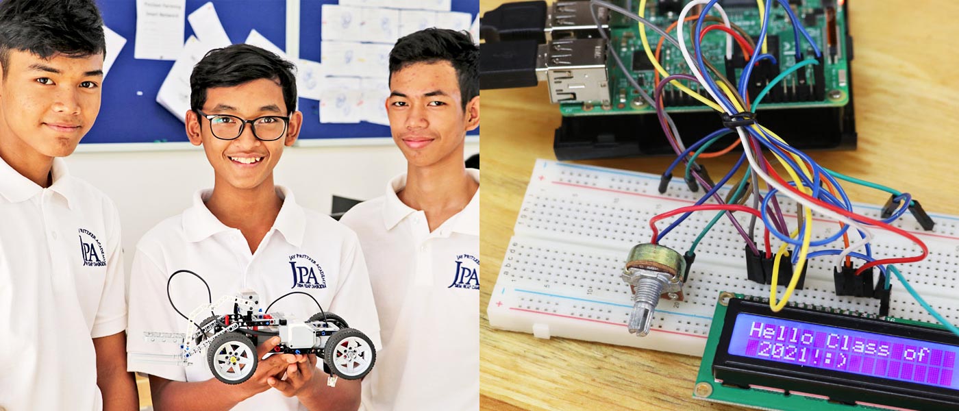 JPA Grade 10 coding and robotics class. Jay Pritzker Academy, Siem Reap, Cambodia. Jay-Pritzker-Academy-Siem-Reap-Cambodia.