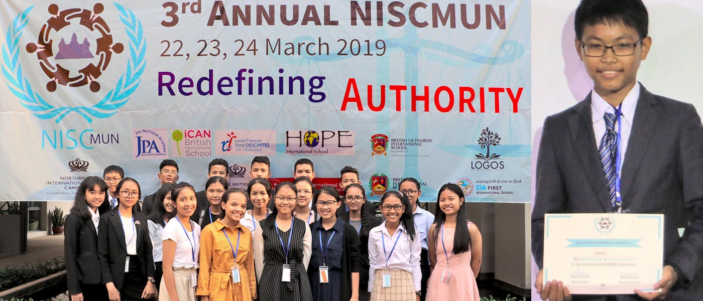JPA MUN Club attended the Northbridge International School of Cambodia Model United Nations (NISCMUN) conference. Jay Pritzker Academy, Siem Reap, Cambodia. Jay-Pritzker-Academy-Siem-Reap-Cambodia.