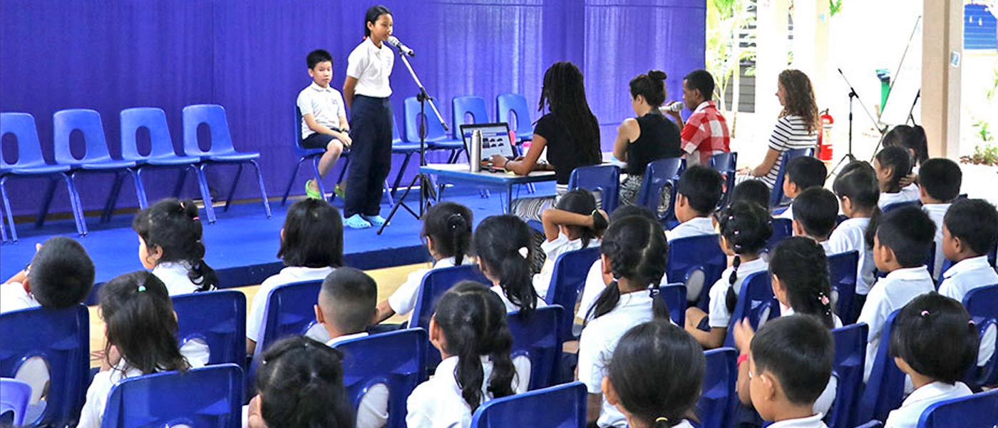JPA Spelling Bee winners for 2019, Nita ’29 - lower elementary competition and Sunpeng ’26 - upper elementary competition. Jay Pritzker Academy, Siem Reap, Cambodia. Jay-Pritzker-Academy-Siem-Reap-Cambodia.